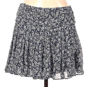 NWT Sam Edelman Size 8 Blue and White Floral Skirt